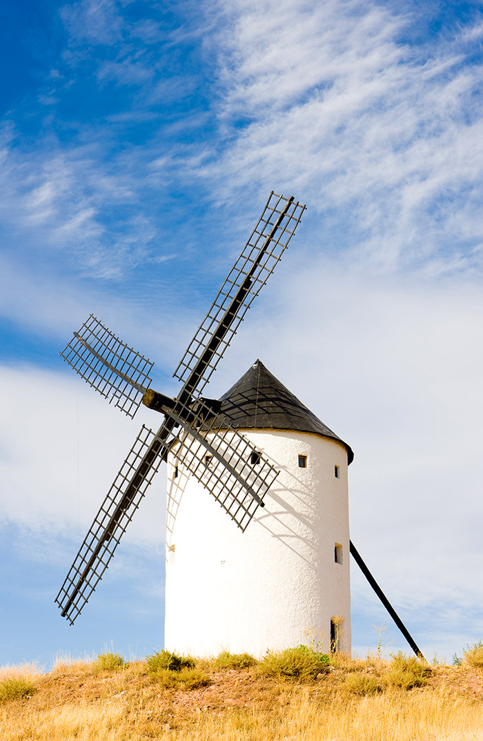 Un molino de viento en Alcázar de San Juan | © Richard Semik, Panthermedia, GTRES
